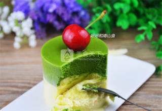 Matcha Vanilla Mousse recipe