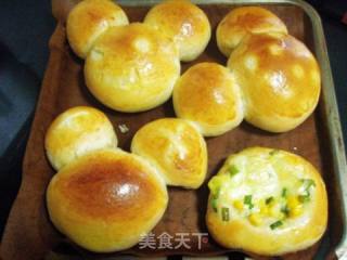 Mickey Corn Mochi Bread recipe