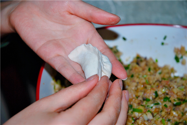 Lotus Root Pork Dumplings recipe