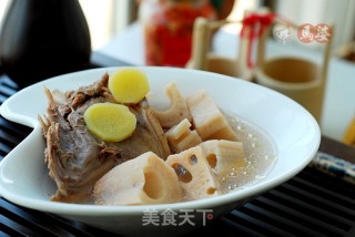 [top Chef] One Duck Six Eats Five-----duck Frame Braised Lotus Root recipe