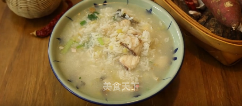 Chaoyin Hipster: Chaoshan Winter Vegetable and Grass Fish Porridge recipe