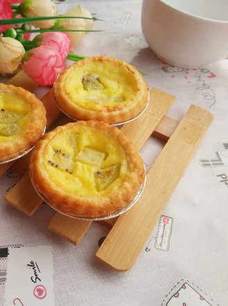 Kiwi Coconut Egg Tart recipe