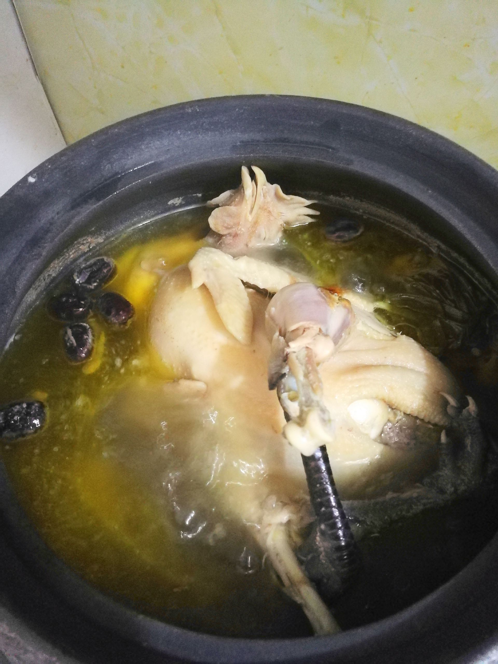 Mushroom Stewed Chicken Soup recipe