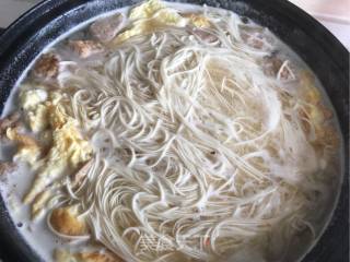 Tudou's [noodles of Spongy Noodles] [meatballs and Eggs and Vegetable Noodles] recipe