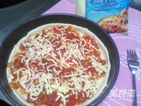 Beef Prawn Pizza recipe