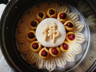 #团圆饭# Twenty-eight Steamed Jujube Flowers Bloom to See The Buddha recipe