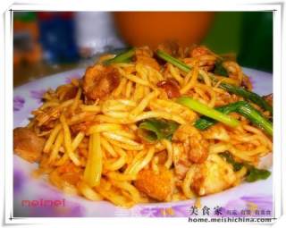 Dry Fried Hot and Sour Noodles recipe