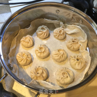 Carob Buns with Minced Pork-the Magical Effect of Lard Residue recipe