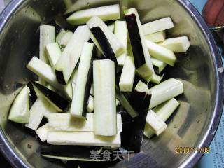 Eggplant Sticks with Sauce recipe