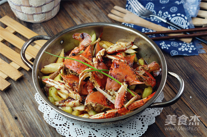 Seasonal Vegetable Dry Pot Crab recipe