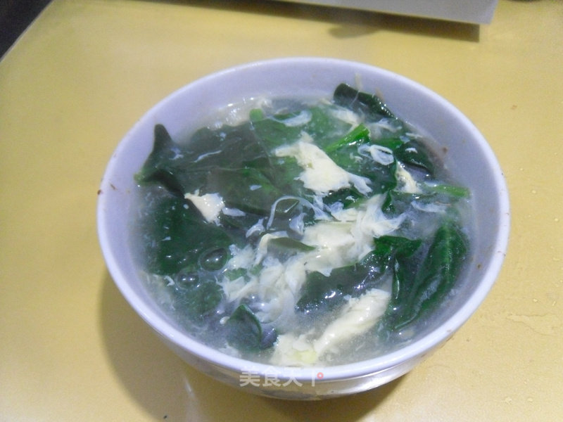 Spinach and Egg Soup recipe