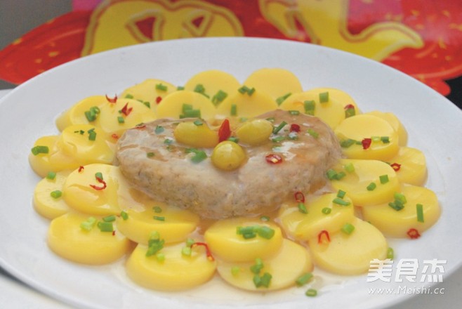 Yuhuan Steamed Heart-shaped Meatloaf recipe