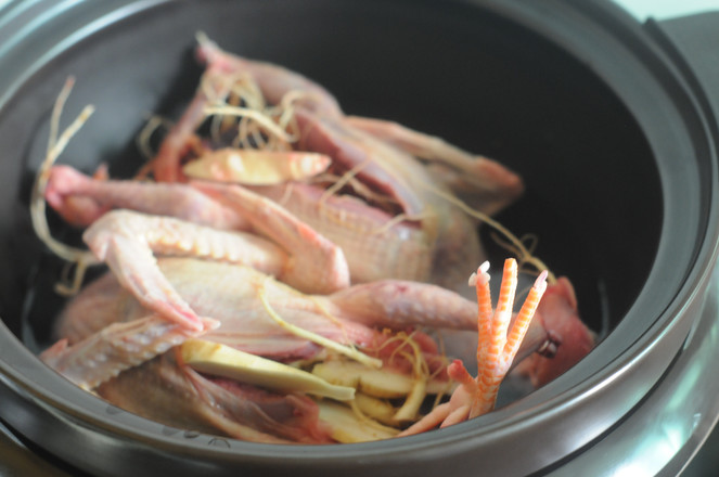 Ginseng and Quail Pot recipe