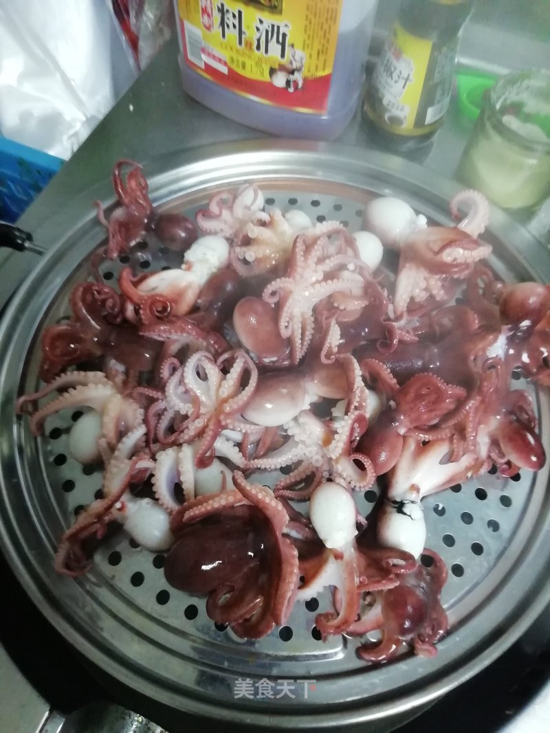 Steamed Octopus