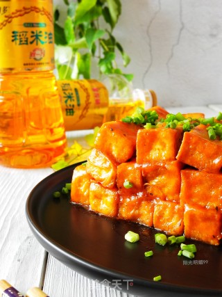 Fried Tofu in Tomato Sauce recipe