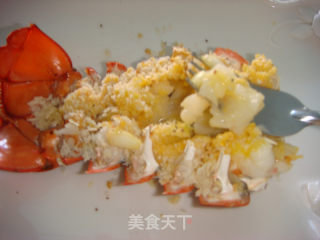 Baked Lobster with Cheese recipe