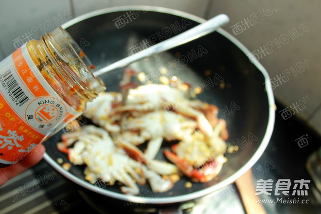 Fried Crab with Shacha Sauce recipe