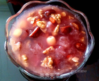 Purple Sweet Potato Nourishing Tremella Soup recipe
