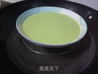 Pandan Flavor Steamed Cake recipe