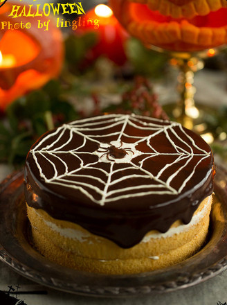 Halloween Chocolate Glaze Cake recipe