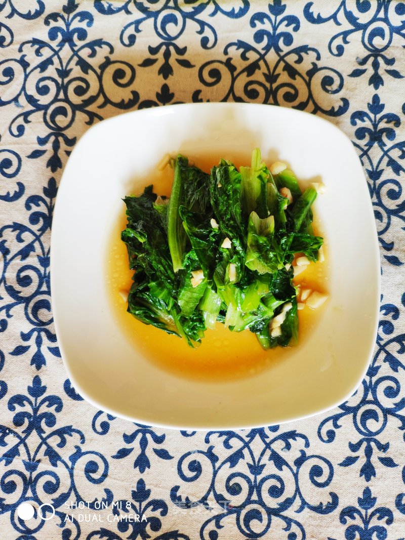 Lettuce in Oyster Sauce recipe
