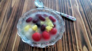 Sweet Soup with Fruit Color Bean Balls recipe