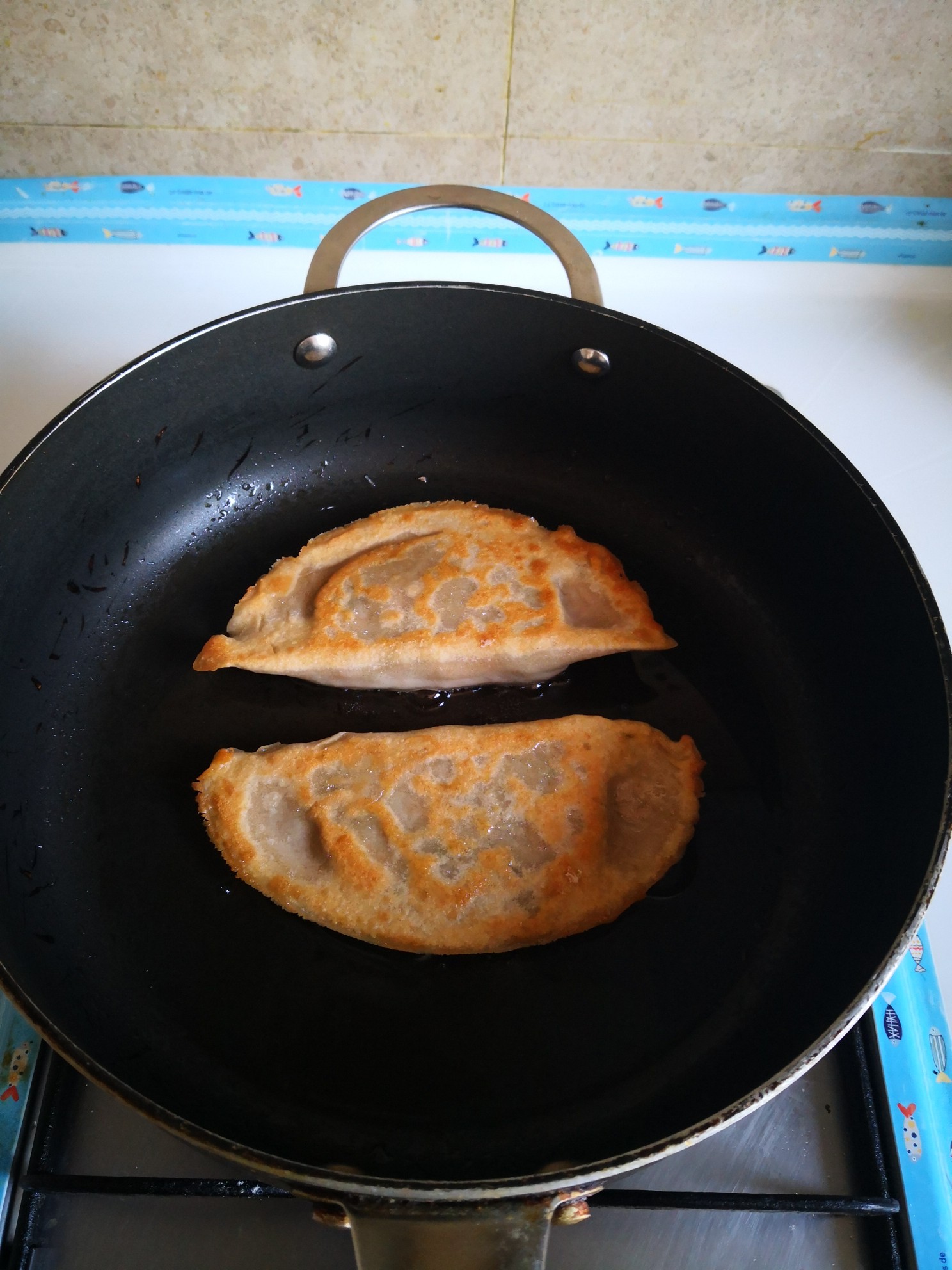 Soba Noodles Fried Dumplings recipe