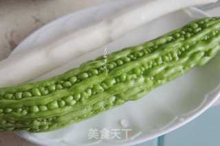 Yam Bitter Gourd Strips recipe