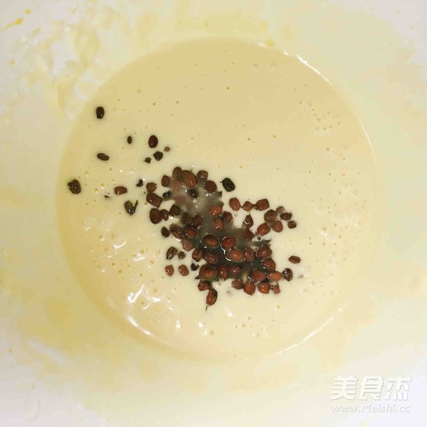 Red Bean Raw Cheese Cake Pieces recipe