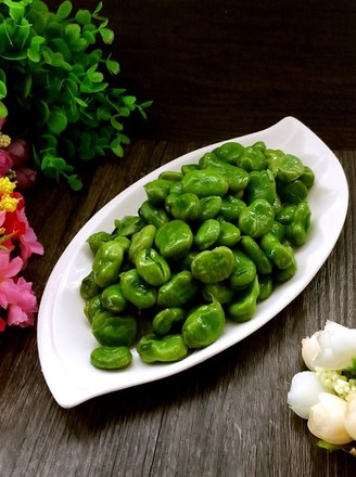 Scallion Broad Beans recipe