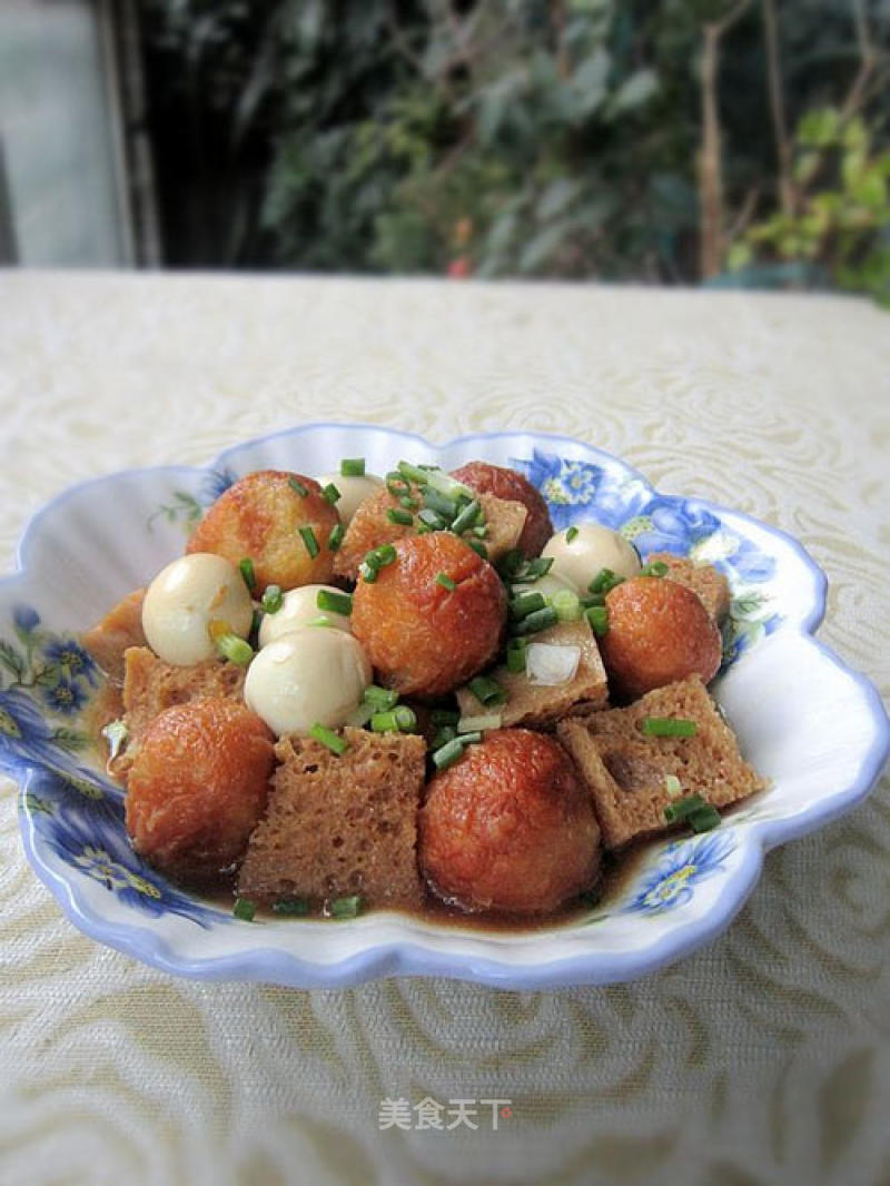 Quail Egg Sweet Potato Balls Barbecue Bran recipe