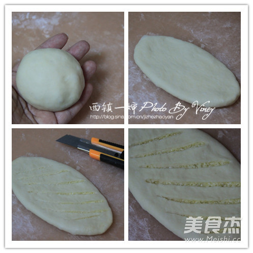 Coconut Flower Roll Bun recipe