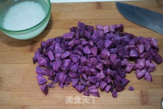 #trust的美#purple Potato Rice Paste recipe