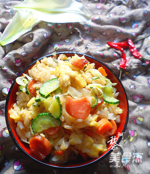 Five Egg Fried Rice recipe