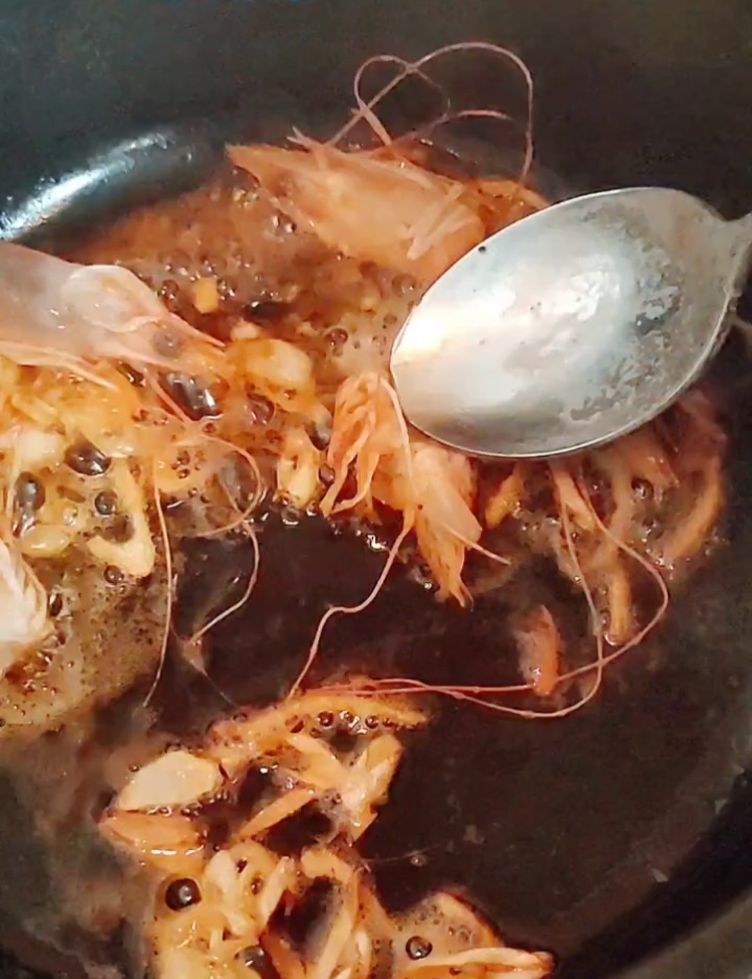Shrimp Congee with Seasonal Vegetables recipe