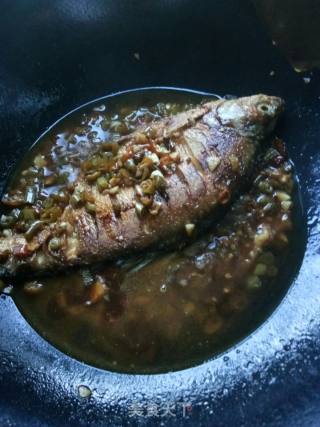 Braised Bream with Kimchi recipe