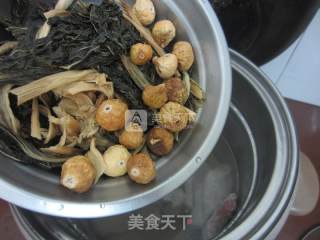 Cabbage Dried Fig Meat Soup recipe