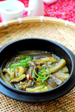 Super Food-salted Fish and Eggplant Pot (free Fried Version) recipe