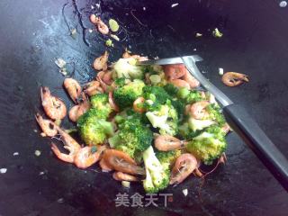 Braised Broccoli with Shrimp recipe