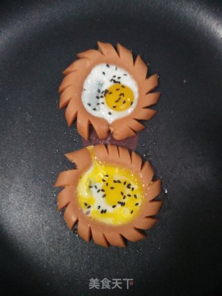 Quail Egg Ham Sausage recipe