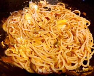 Spaghetti with Golden Egg Tomato Meat Sauce recipe