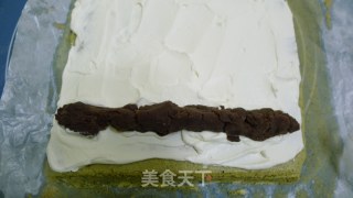 [painted Cake Series] Tang Grass Matcha Roll recipe