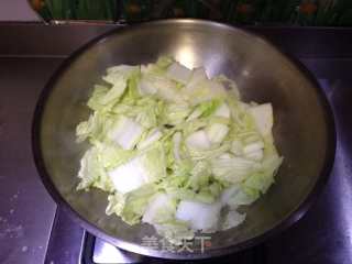 Braised Chinese Cabbage with Poached Egg recipe