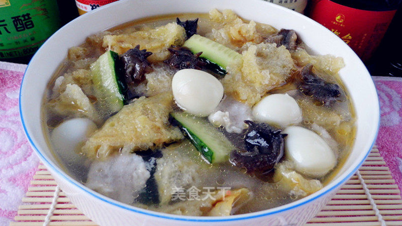 Pearl Fish Maw Sea Cucumber Soup recipe