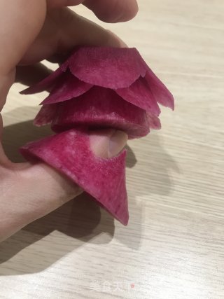 Teach You How to Carve Radish Flowers (straight Rose recipe