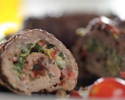 Pesto and Tomato Steak Roll-video [unbranded] recipe