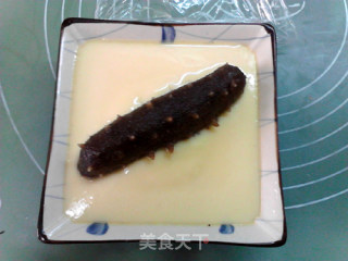 Sea Cucumber Steamed Custard recipe