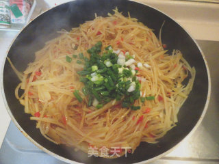 Super Meal-hot and Sour Potato Shreds recipe