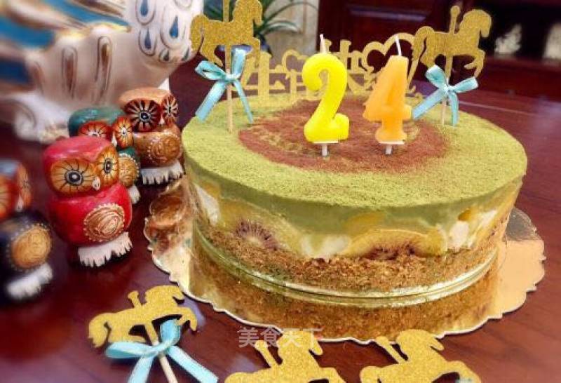 Matcha Double Flavor Cheese Birthday Cake