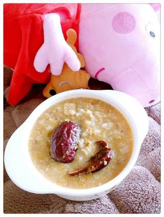 Porridge with Red Dates and Walnuts recipe